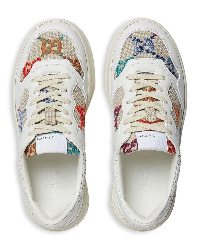 Gucci Women's GG Logo Platform Low Top Sneakers 4