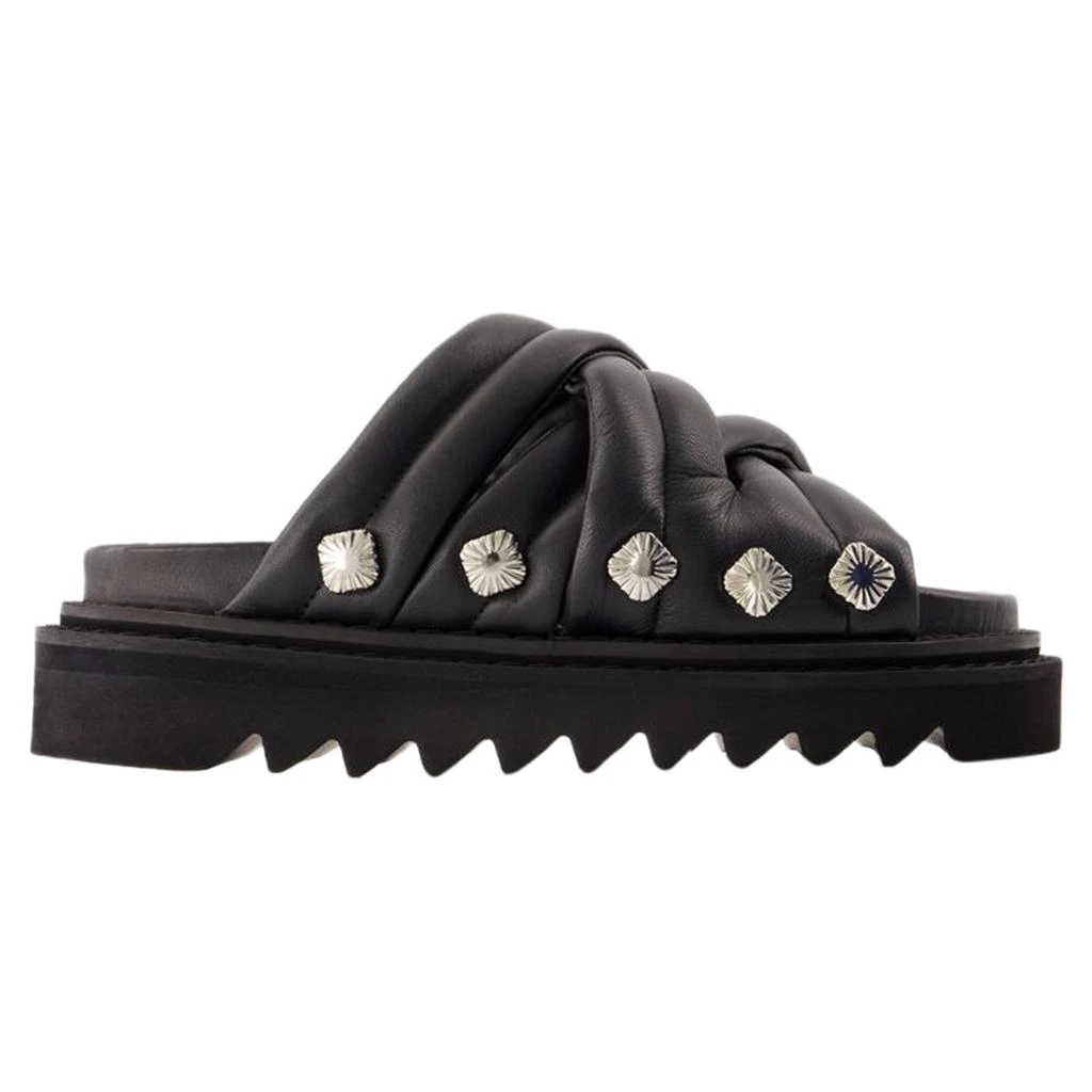 VALSTAR Aj1345 Sandals - Toga Pulla - Leather - Black 1