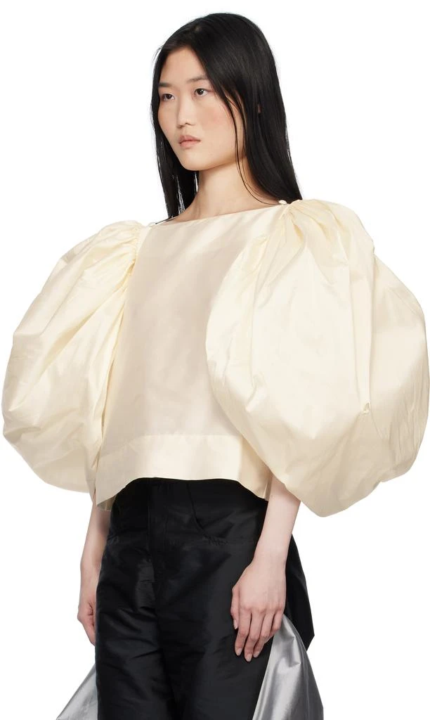 PAULA CANOVAS DEL VAS Off-White Castana Blouse 4