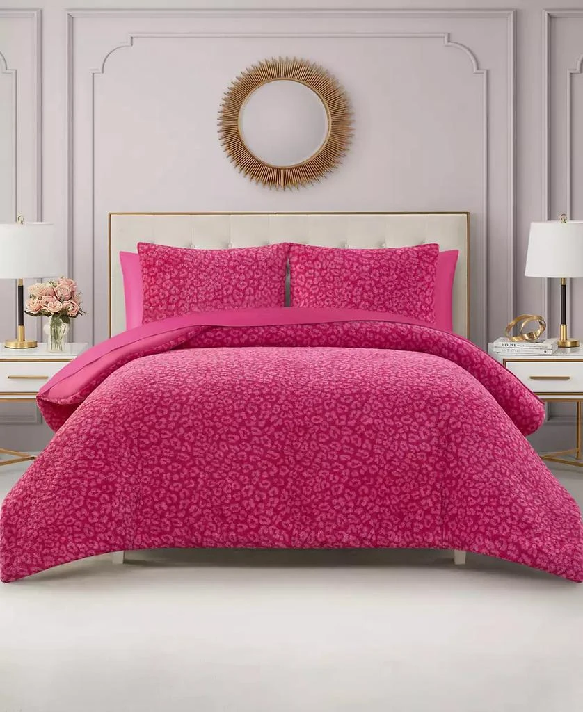 Juicy Couture Cheetah Feathered 2-Pc. Comforter Set 5