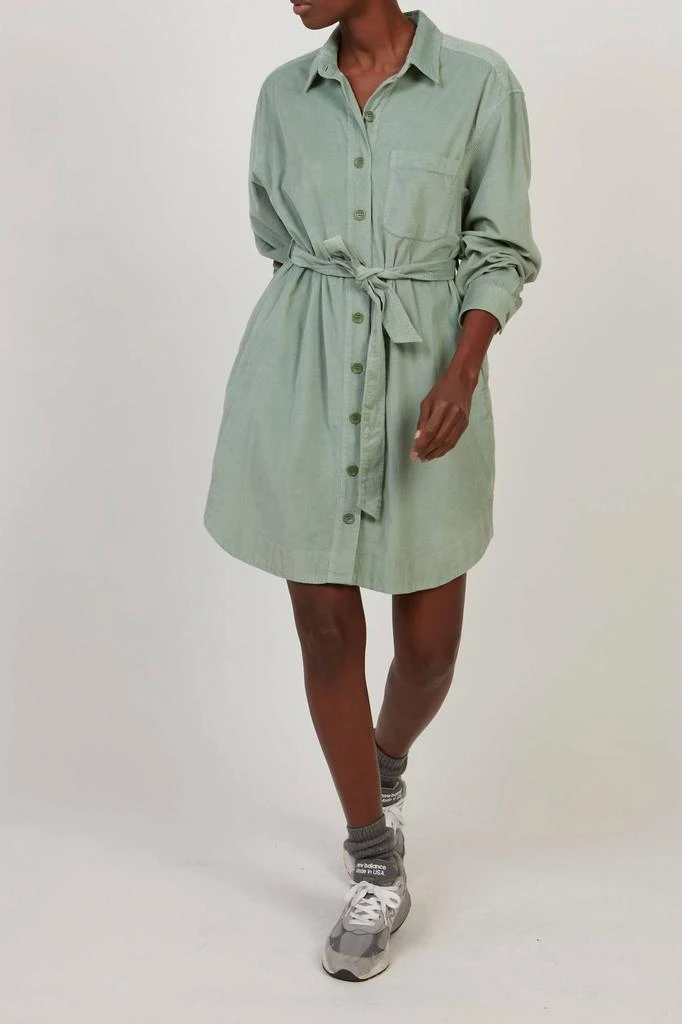 green corduroy mini dress Corduroy Mini Dress main image 1