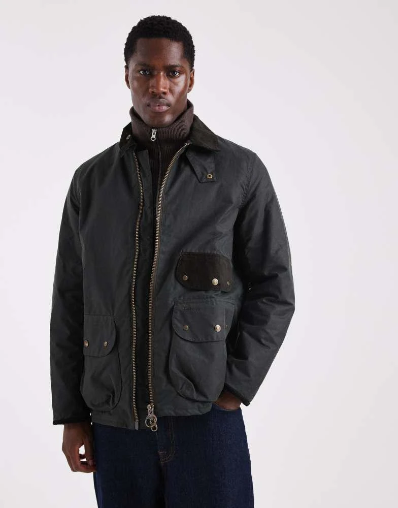 Barbour Barbour Jig wax jacket in sage - DGREEN