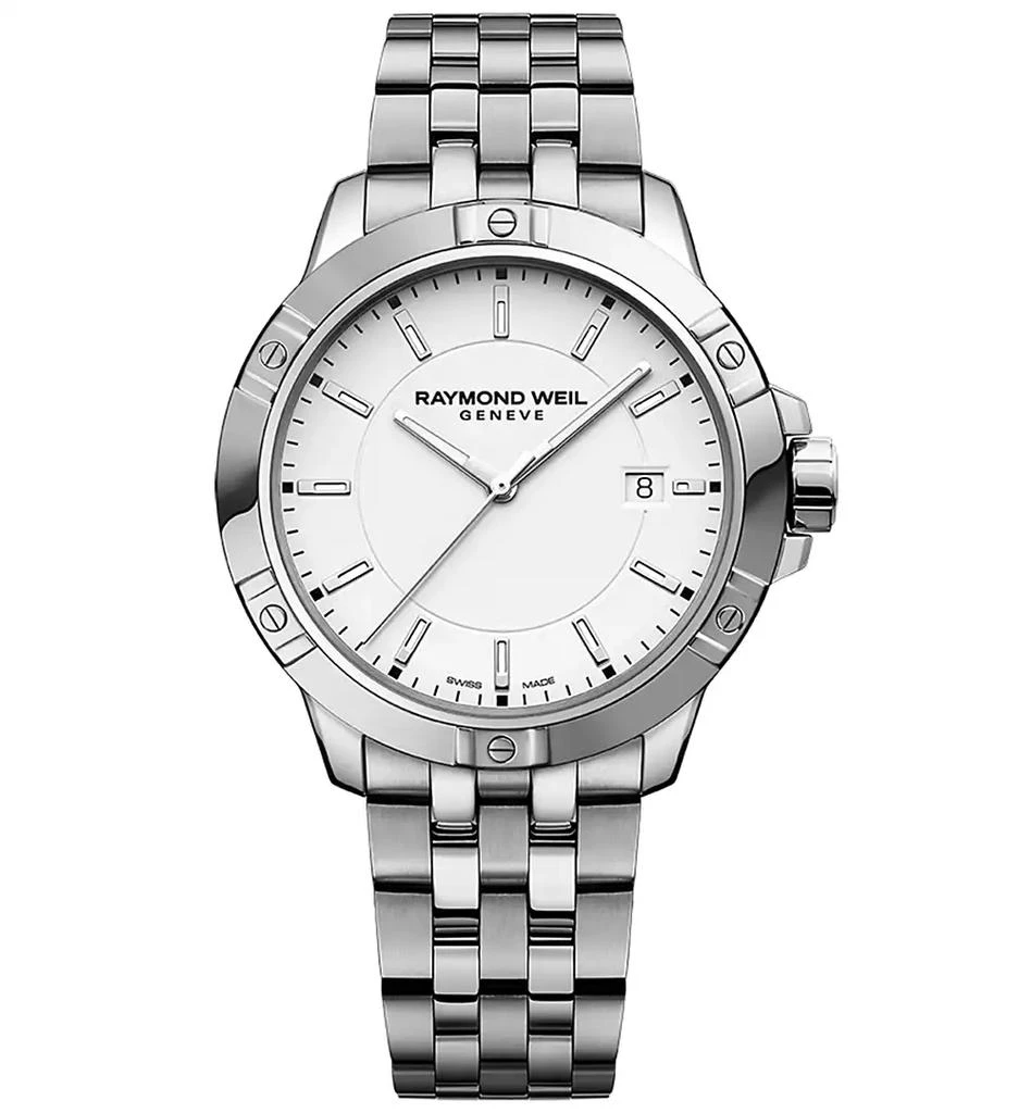 Raymond Weil Men's Swiss Tango Quartz Stainless Steel Bracelet Watch 41mm 1