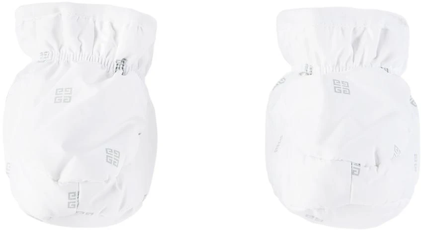 Givenchy Baby White Quilted Down Snowsuit 4