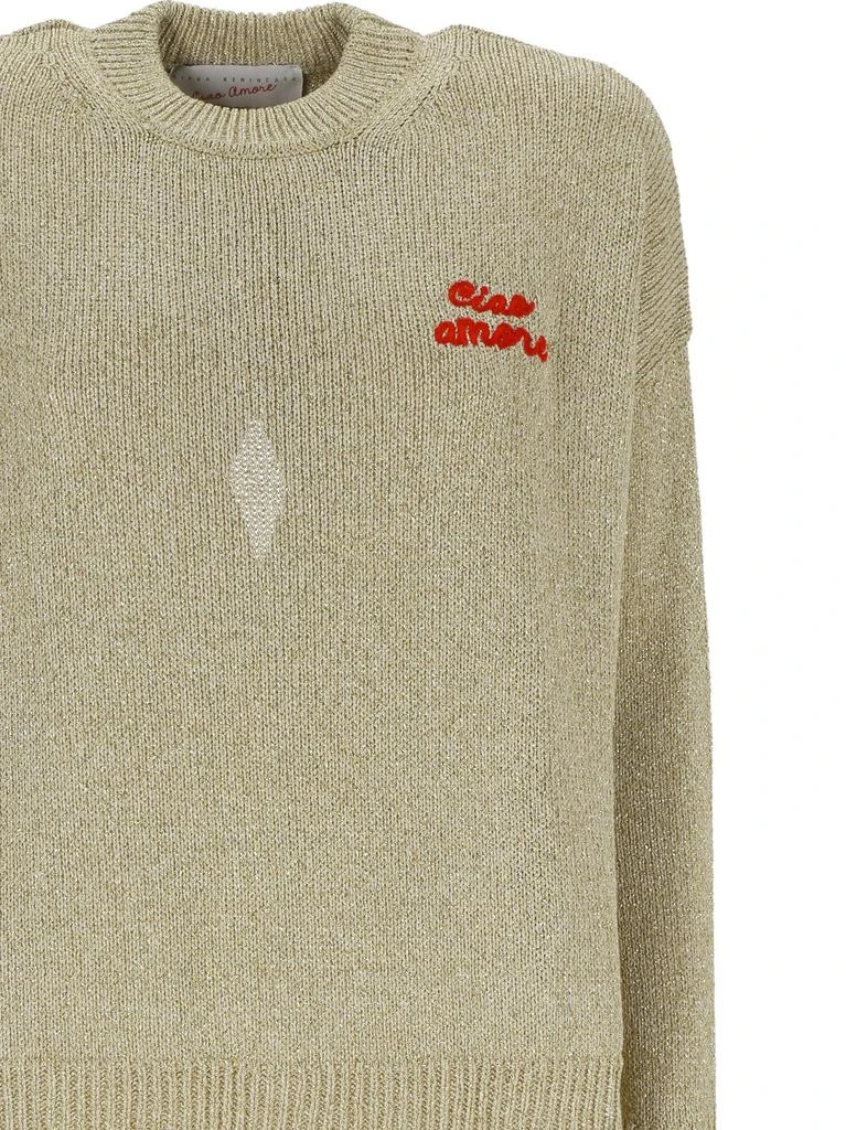 Giada Benincasa Giada Benincasa Ciao Amore Open Back Sweater 2