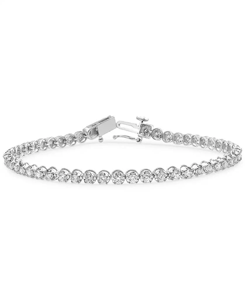 Macy's Diamond Tennis Bracelet (2 ct. t.w.) in 14k White Gold 3