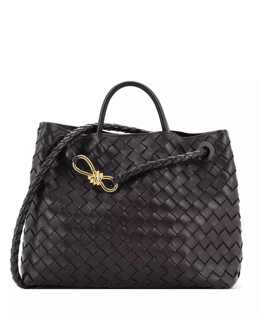 Pre-Owned Bottega Veneta Medium Andiamo Top Handle Bag Intrecciato Nappa