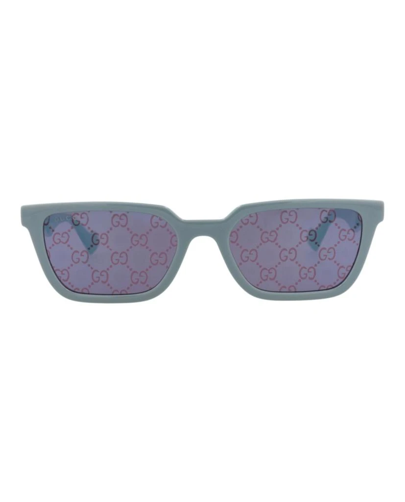 Gucci Square-Frame Injection Sunglasses
