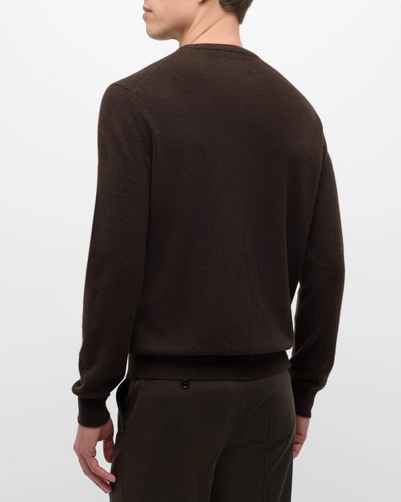 Zegna Men's Oasi Cashmere Crewneck Sweater 3