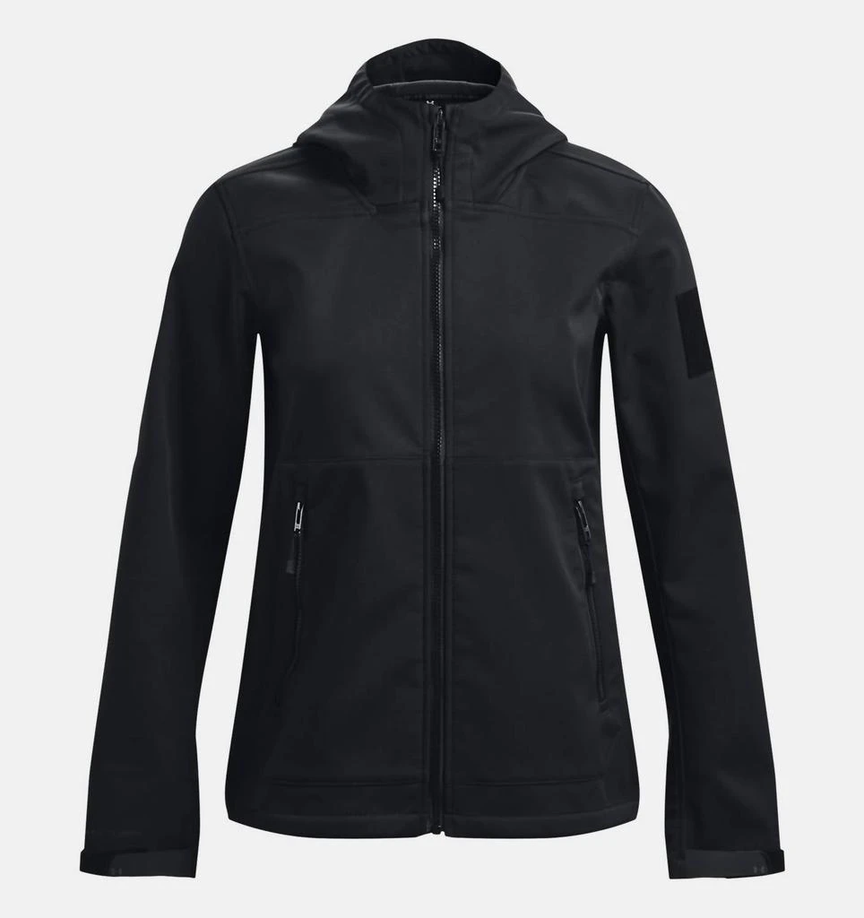 Under Armour Tactical Softshell Jacket In Black 3