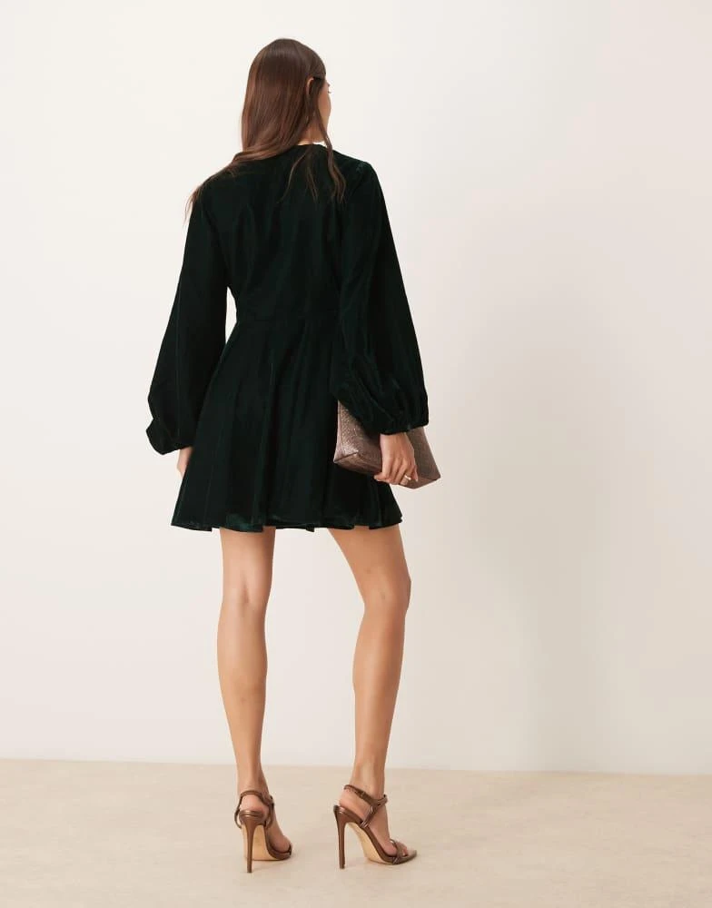 ASOS DESIGN long sleeve velvet cut out mini dress in dark green On Sale Now with Up to 65% Off | Discover Exclusive Deals & Savings at BeyondStyle Authentic ASOS ASOS DESIGN long sleeve velvet cut out mini dress in dark green On Sale Now with Up to 65% Off | Discover Exclusive Deals & Savings at BeyondStyle Authentic ASOS