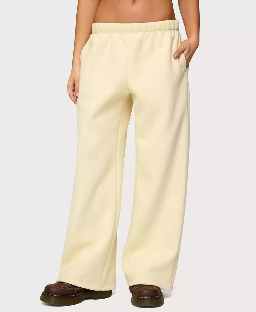 Edikted Women
s Jaylie Wide Leg Sweatpants