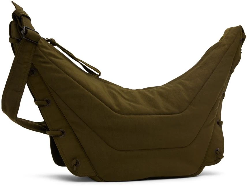 Lemaire SSENSE Exclusive Khaki Medium Soft Game Bag 2