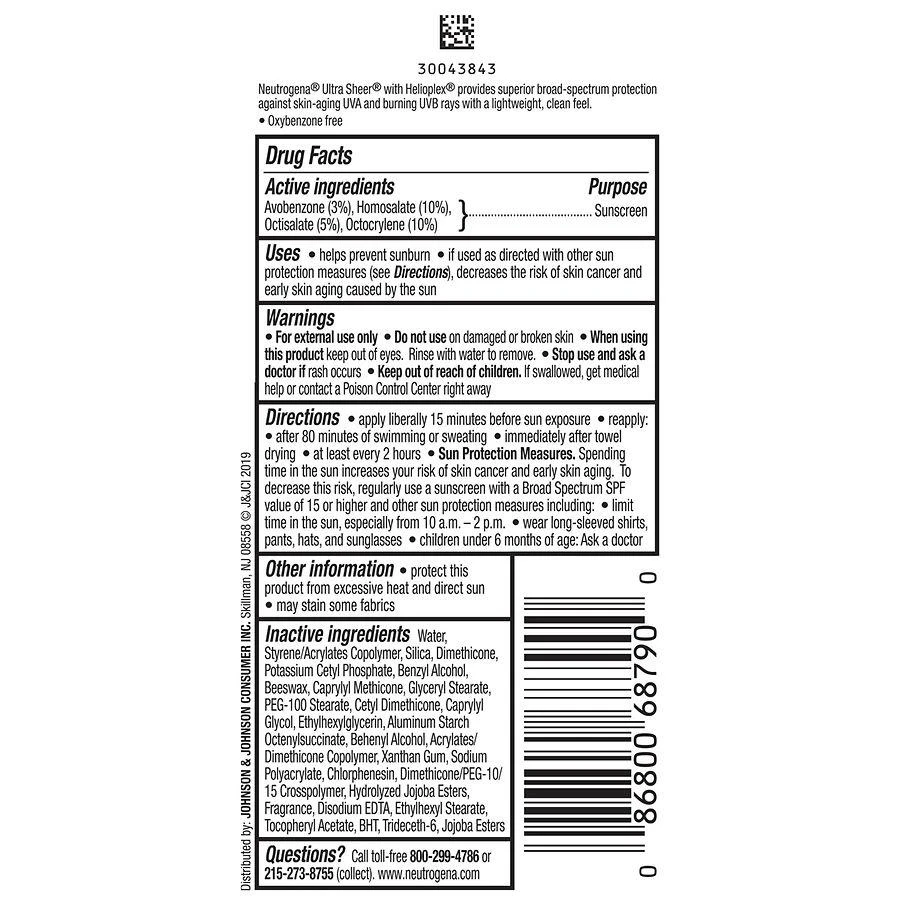 Neutrogena Ultra Sheer Dry-Touch SPF 55 Sunscreen Lotion 4