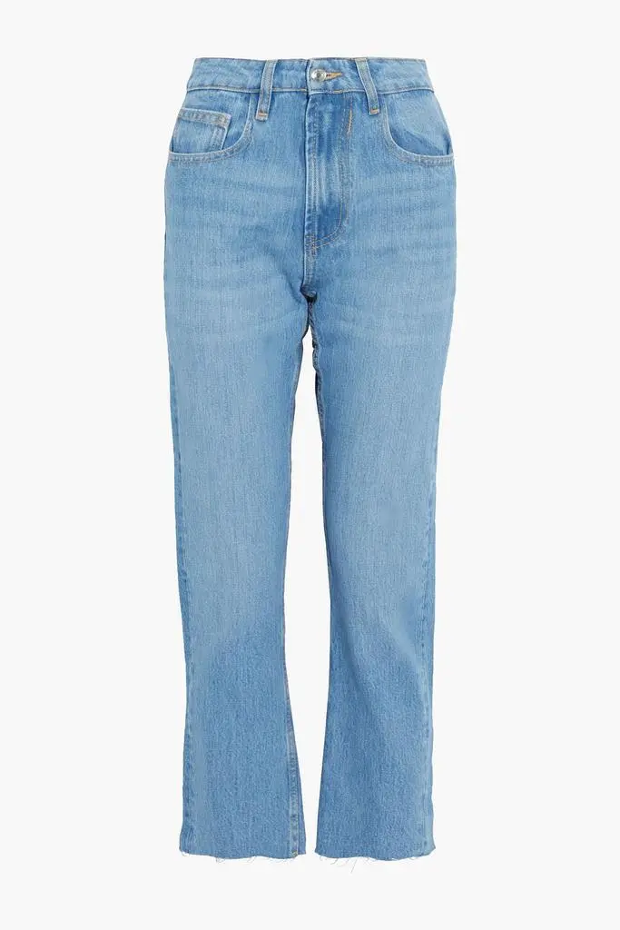 IRO Hypnosis cropped high-rise straight-leg jeans