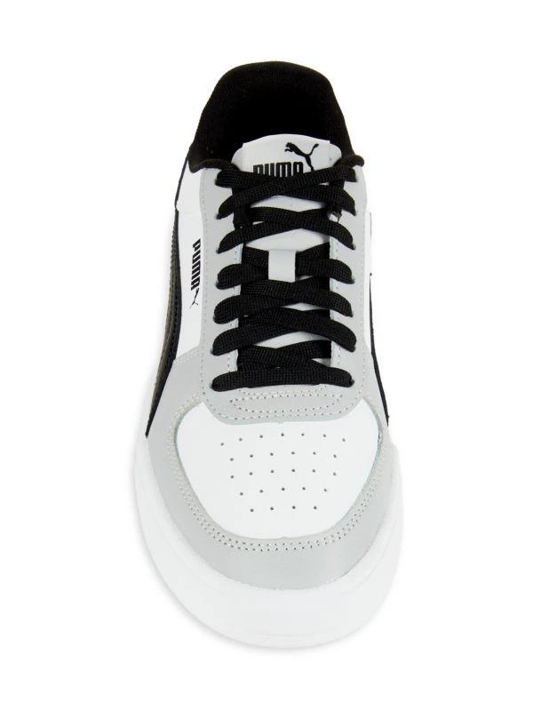 Puma Carter Perforated Leather Low Top Sneakers 5
