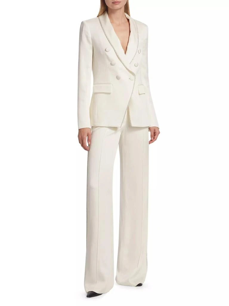 VERONICA BEARD Millicent Crystal-Trim Trousers 2