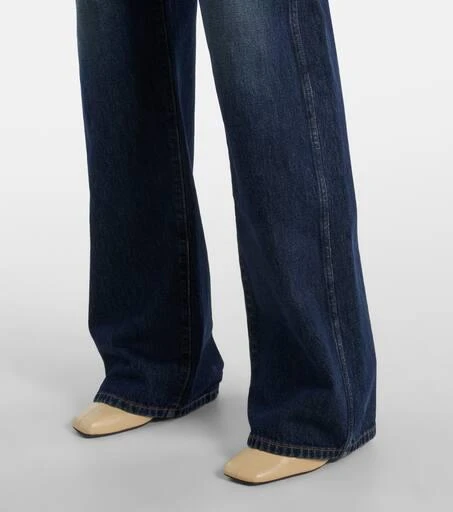 Khaite Bonnie high-rise wide-leg jeans 5