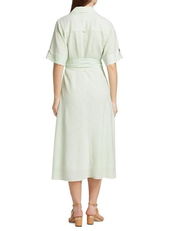 Tahari The Eden Belted Midi-Dress 2