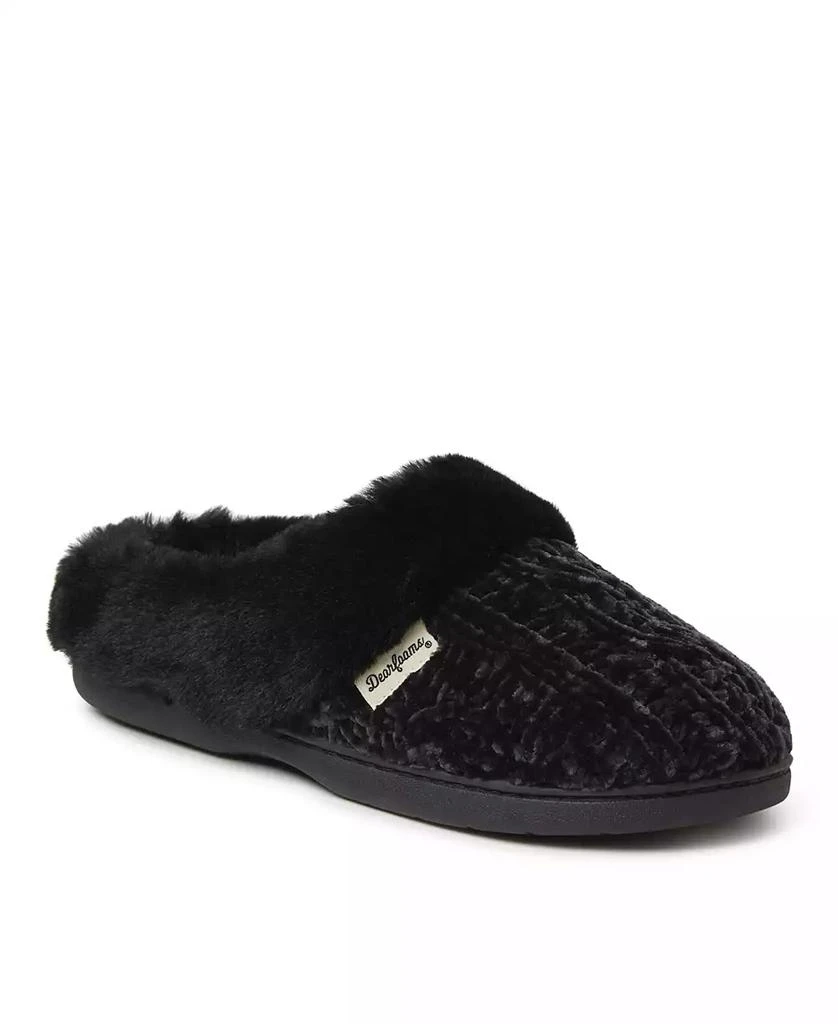 Dear Foams Women's Claire Marled Chenille Knit Clog 1