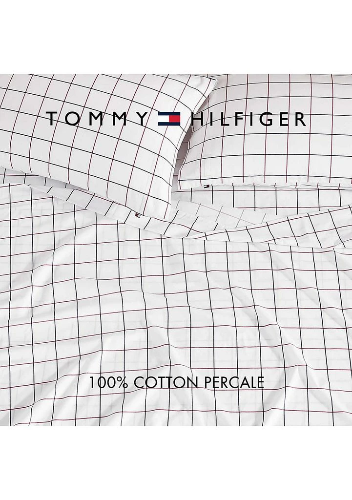 Tommy Hilfiger Glasgow Windowpane Cotton Sheet Set 3