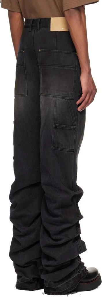 We11done Black Wrinkled Jeans 3