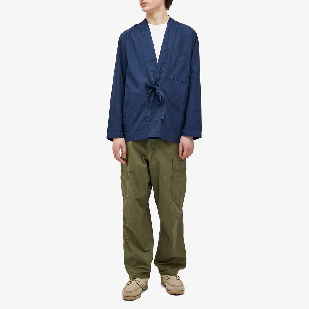 Universal Works Universal Works Organic Poplin Tie Front Jacket 4