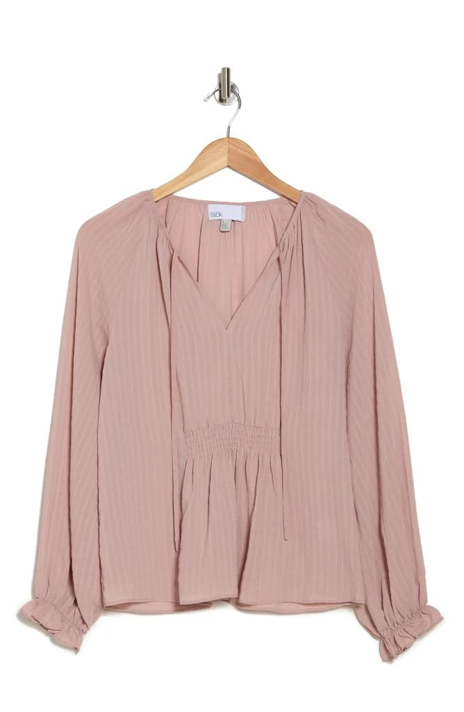 Nordstrom Shadow Stripe Long Sleeve Top 3
