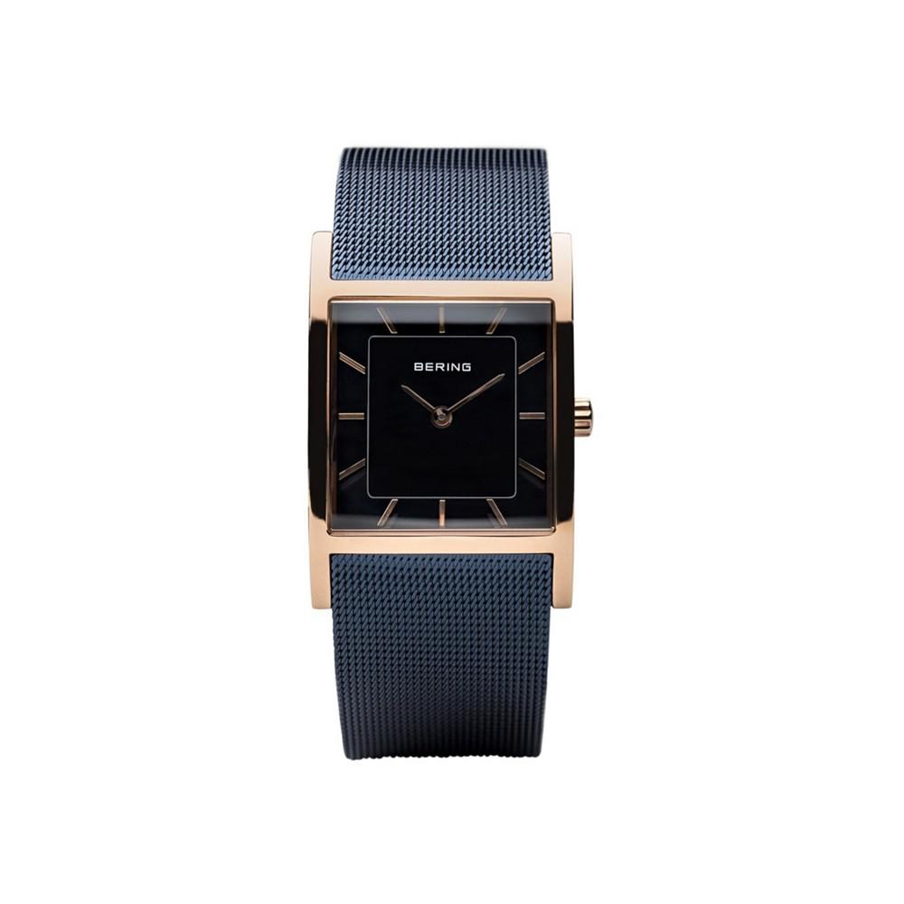 Bering Ladies' Classic Tank Case and Mesh Watch