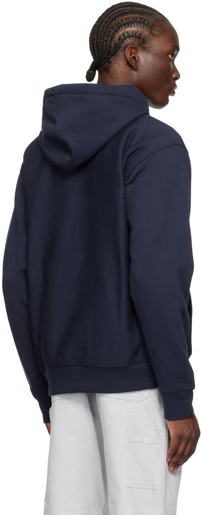 Carhartt WIP Navy American Script Hoodie 3