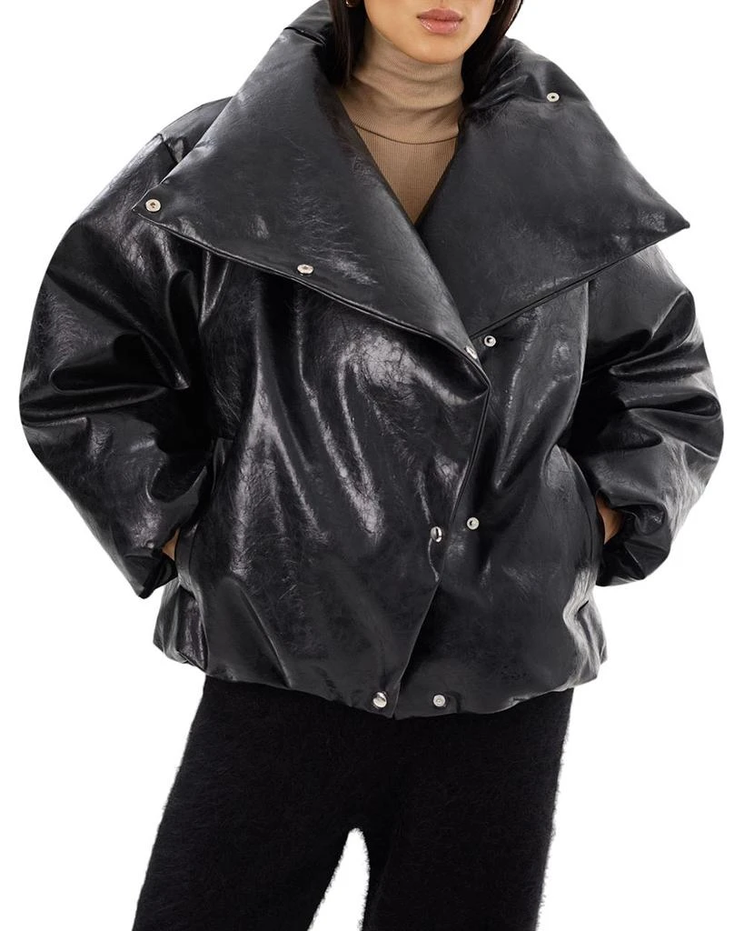 LaMarque Ronnie Asymmetric Faux Leather Jacket 1