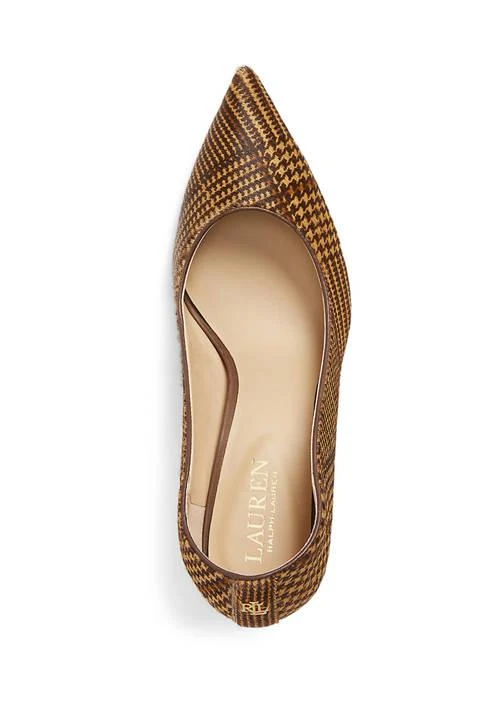 Ralph Lauren Ralph Lauren Lanette Glen Plaid Haircalf Pumps 4