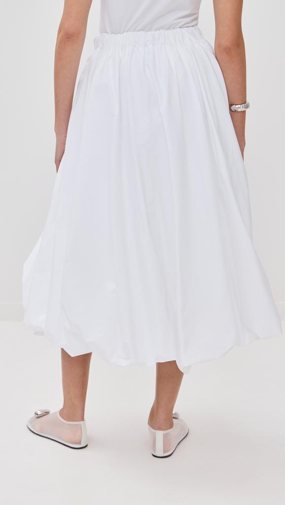 ROSETTA GETTY Twist Hem Skirt