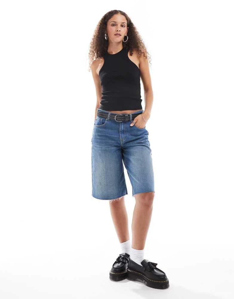 COLLUSION COLLUSION ribbed racer vest in black 2