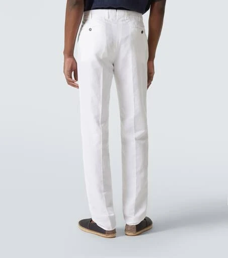Incotex Ivory Linen and cotton suit 6