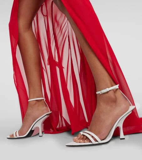 The Attico Ester 95 leather sandals 4