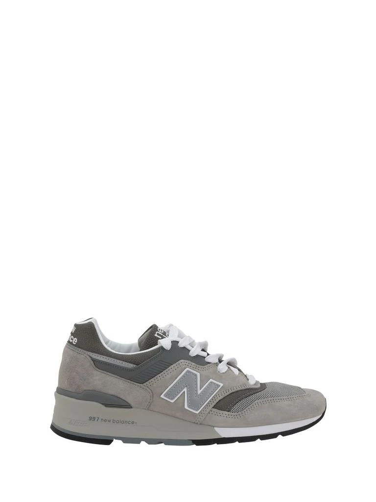 New Balance New Balance '997' Grey Suede Blend Sneakers 1