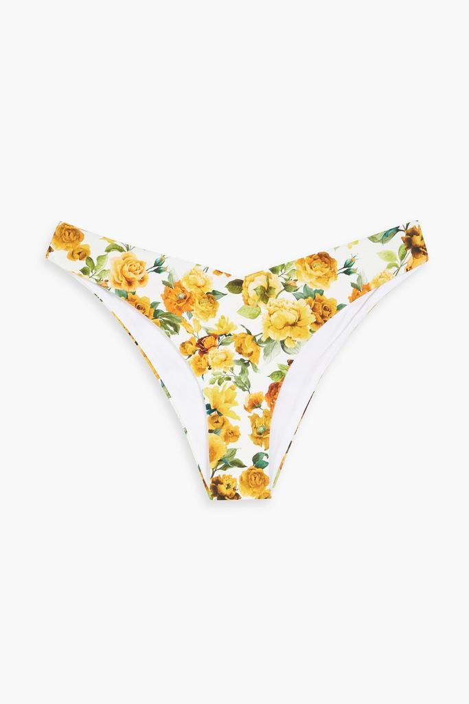 Onia Chiara floral-print mid-rise bikini briefs