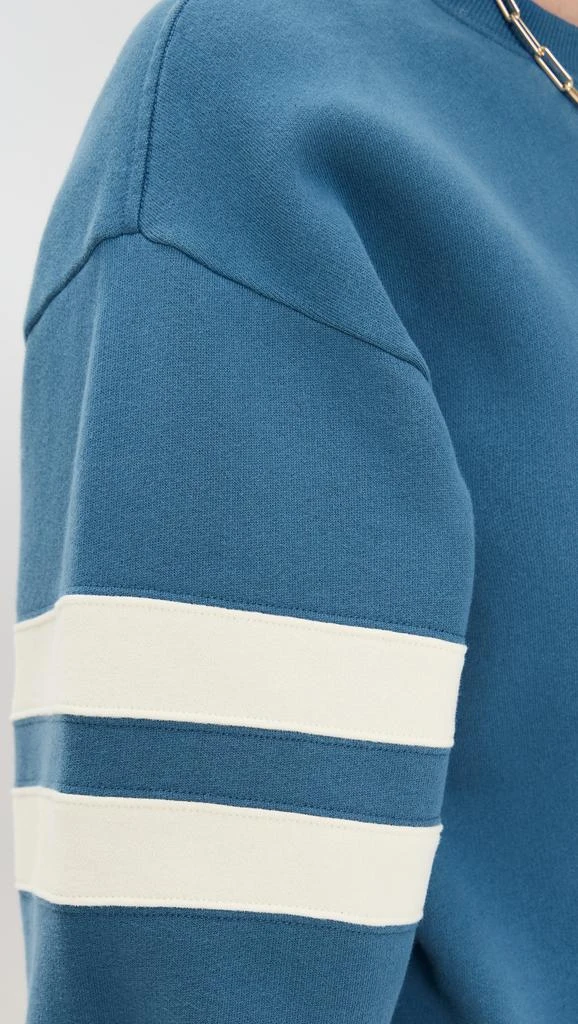 Clare V Oversized Varsity Sweatshirt 6