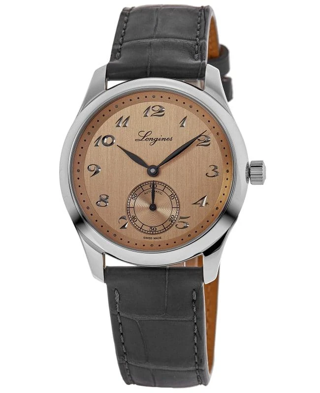 Longines Longines Master Collection Automatic 38.5mm Salmon Dial Leather Strap Men's Watch L2.843.4.93.2 1