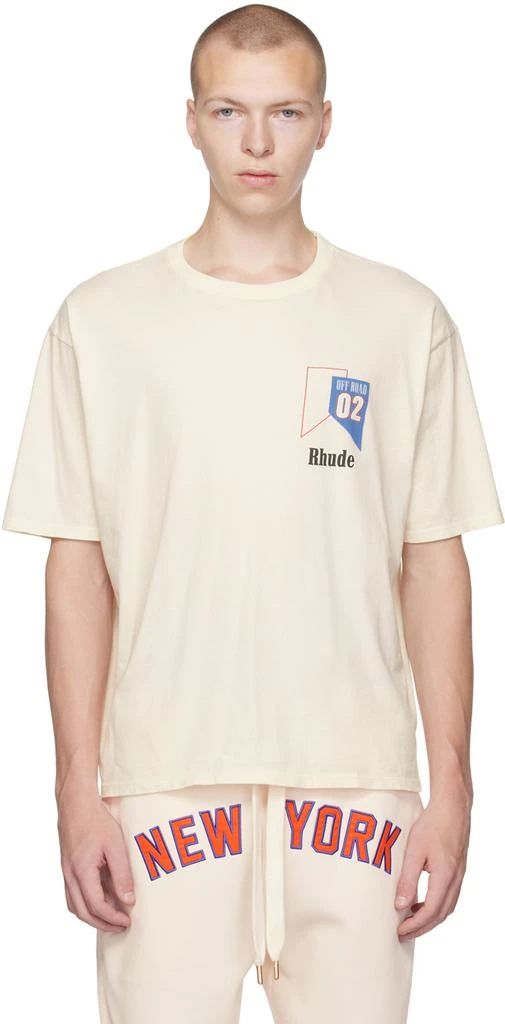 Rhude SSENSE Exclusive Off-White T-Shirt 1