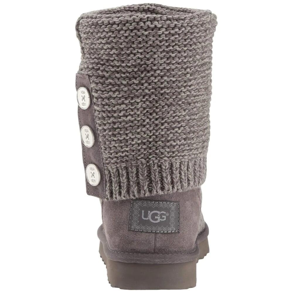 UGG UGG Purl Cardy Knit Charcoal  1094949-CHRC Women's 3