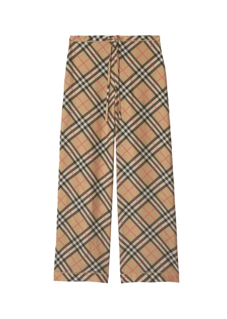 Burberry Check silk pyjama trousers