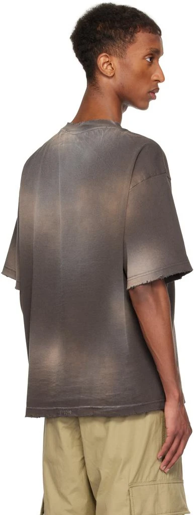We11done Gray Standard Logo Washed T-shirt 3