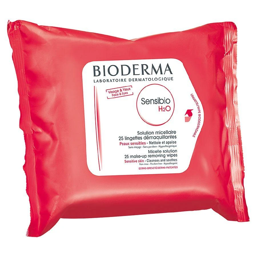 Bioderma Sensibio H2O Cleansing and Makeup Remover Wipes for Sensitive Skin 1