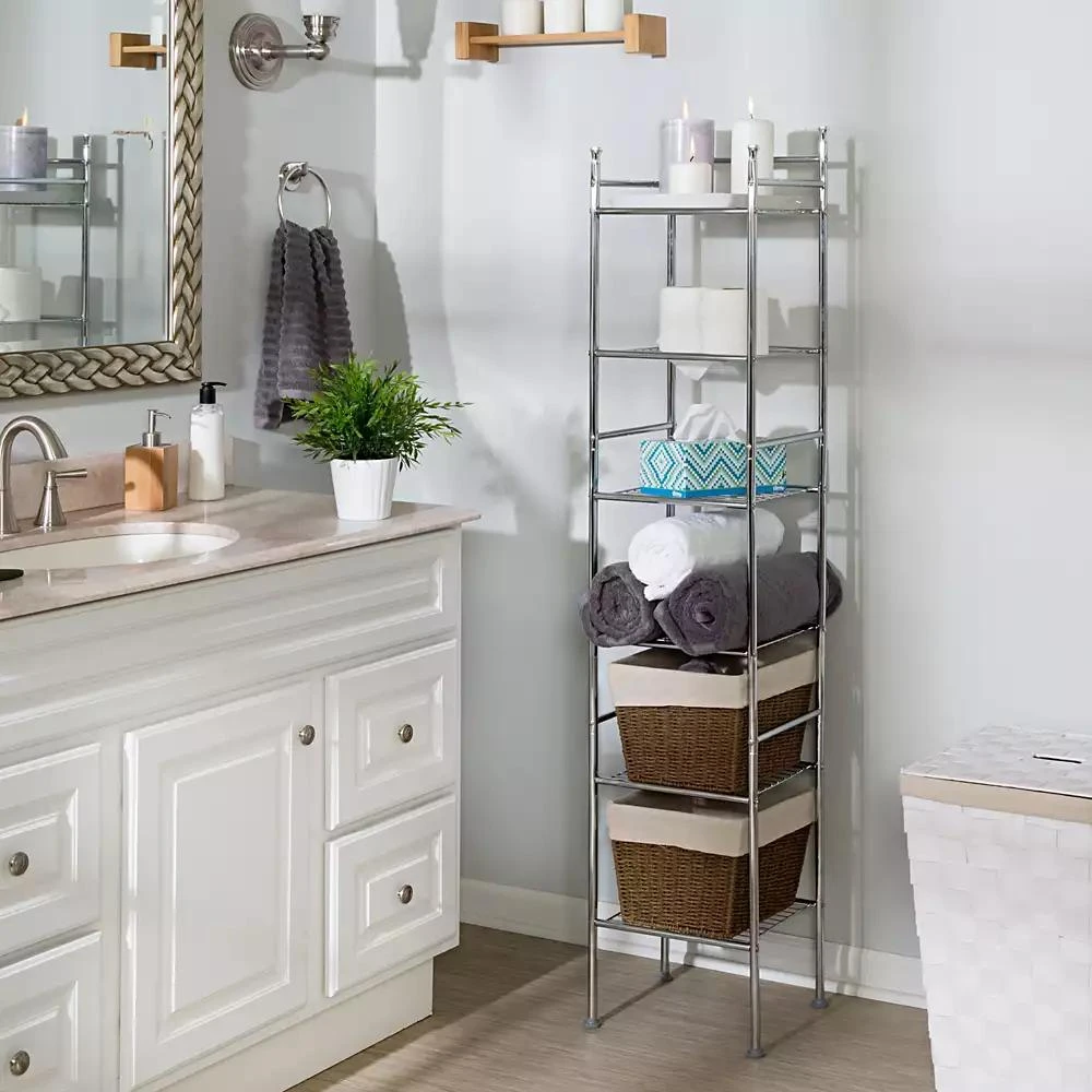 Honey Can Do 6-Tier Bathroom Storage Shelving Unit 6