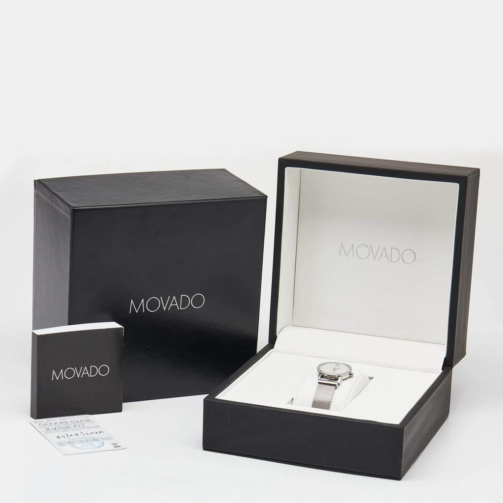 Movado Movado Mother of Pearl Diamond Stainless Steel Museum 07.3.14.1463.S Women's Wristwatch 28 mm 8