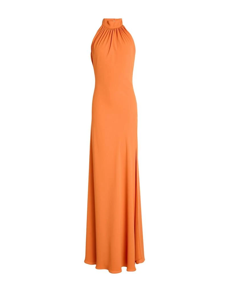 long maxi prom dress Strapless Sheer Bustier-Inspired Bodice Side Slit Long Prom Dress