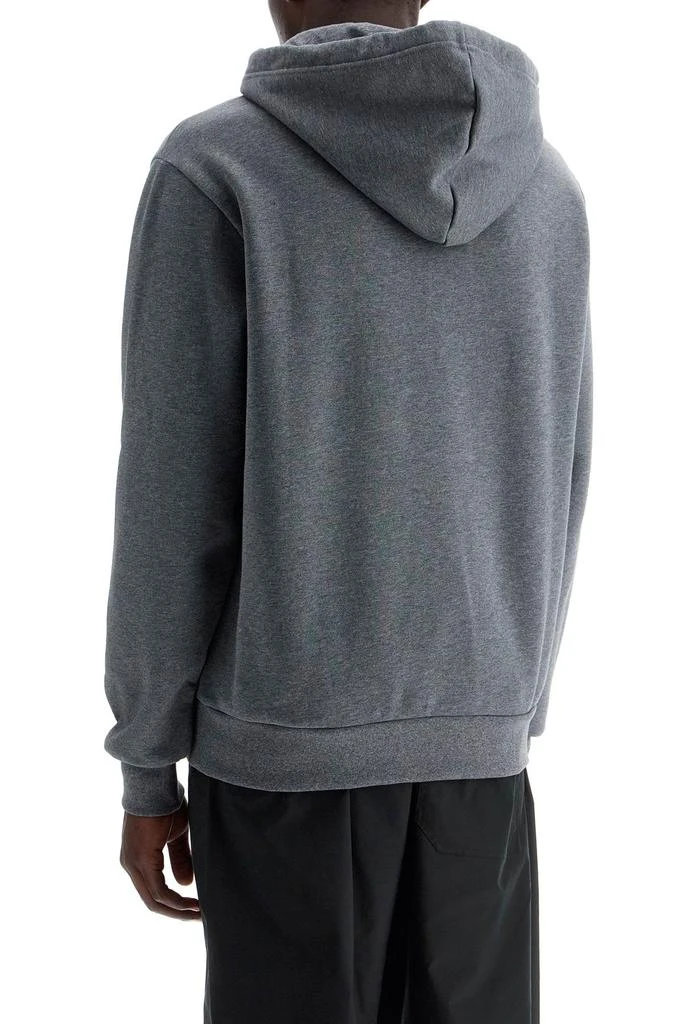 A.P.C. A.p.c. hooded sweatshirt with flocked 3