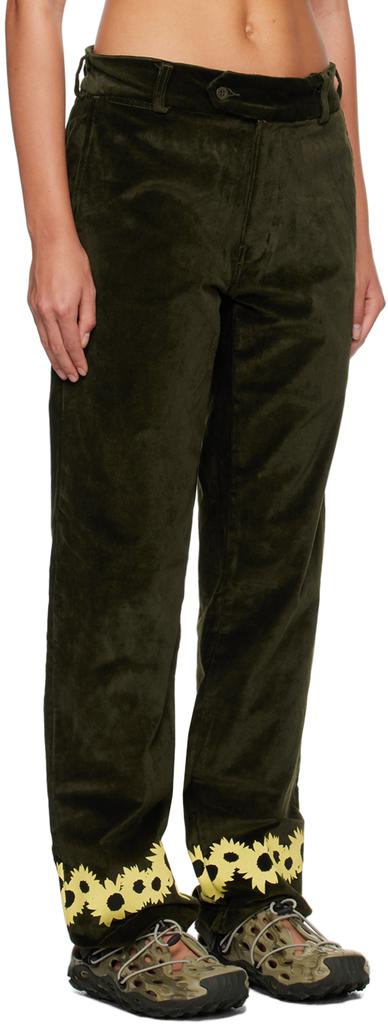 Saintwoods Green Flower Trousers
